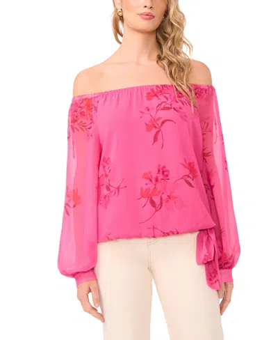 Vince Camuto Women's Long-sleeve Blouse In Pink