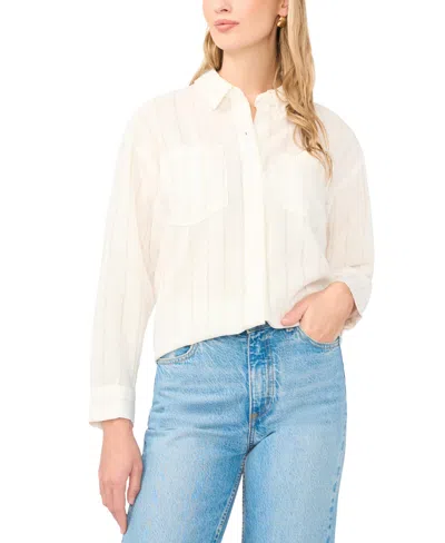 Vince Camuto Women's Long-sleeve Shirt In White