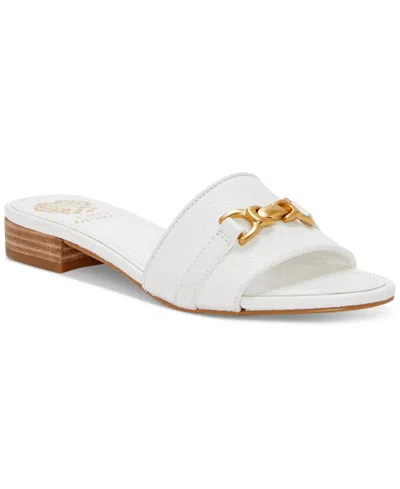 VINCE CAMUTO WOMEN'S MAXINE HORSEBIT SLIDE SANDALS