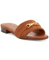 Vince Camuto Maxine Slide Sandal In Carmello Brown Suede