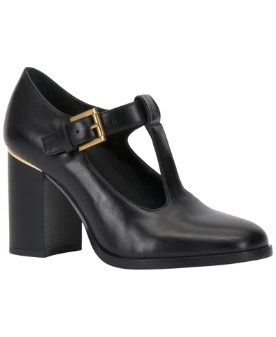 Vince Camuto Women's Micha T-strap Mary Jane Pumps In Black Smooth