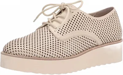 Vince Camuto Women's Nillindie Platform Wedge Oxford Loafers In Beige In Neutral