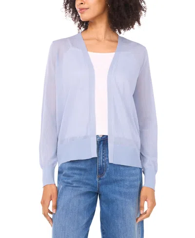 Vince Camuto Women's Open Front Short Cardigan In Blue