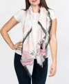 VINCE CAMUTO WOMEN'S OVERSIZED BUTTERFLY PRINTED SQUARE SCARF