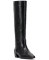 Vince Camuto Women's Pavla Knee-high Snip-toe Boots In Black