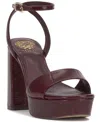 Vince Camuto Pendry Platform Sandal In Burgundy