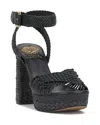 Vince Camuto Pessa Ankle Strap Platform Sandal In Black