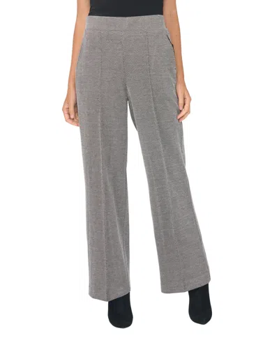 Vince Camuto Women's Pintuck High-rise Wide-leg Pants In Gray