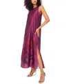 Vince Camuto Women's Placed-print Maxi Dress In Purple
