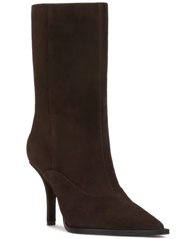 Vince Camuto Women's Presca Stovepipe Dress Booties In Burgundy