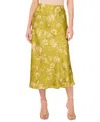 Vince Camuto Bias Midi Skirt In Green Oasis