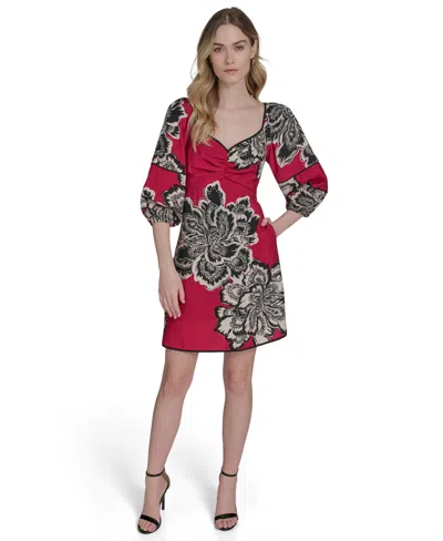Vince Camuto Women's Printed Fit & Flare Dress