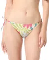 Vince Camuto Women's Printed Side-tie Bikini Bottoms In Multi