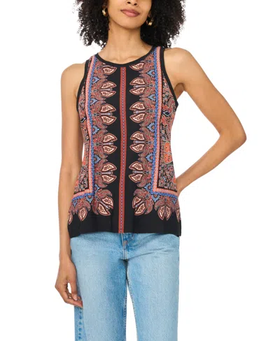 Vince Camuto Women's Printed Sleeveless Tank Top In Multi