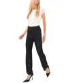 Vince Camuto Women's Pull-on Sequin Flare Pants In Rich Black