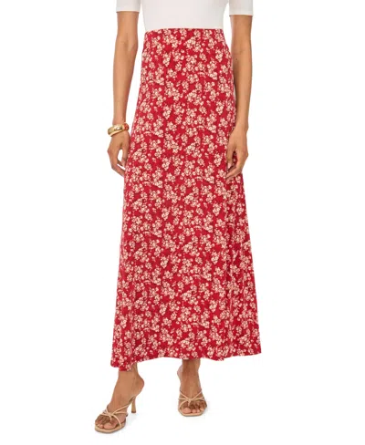 Vince Camuto Women's Pull-on A-line Maxi Skirt In Red