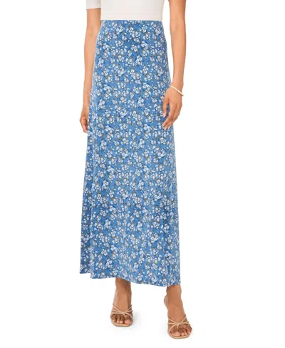 Vince Camuto Women's Pull-on A-line Maxi Skirt In Blue