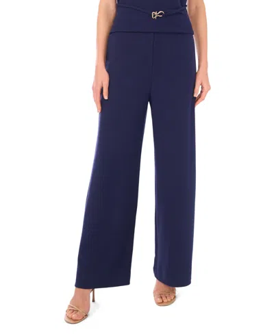 Vince Camuto Women's Pull-on Wide Leg Pants In Classic Navy