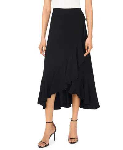 Vince Camuto Women's Pull-on Wrap Skirt In Black