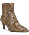 Vince Camuto Quinley Pointed Toe Bootie In Tostada Leather