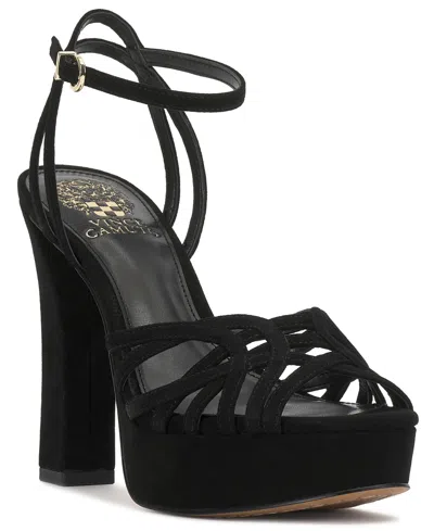 Vince Camuto Women's Samlee Strappy Platform Sandals In Black