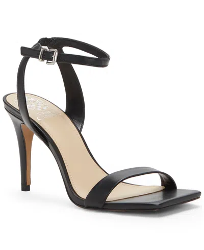 Vince Camuto Women's Saprenda Ankle-strap Rinestone Sandals In Black
