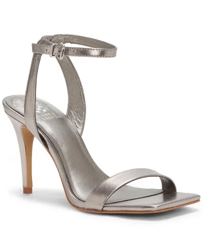 Vince Camuto Women's Saprenda Ankle-strap Rinestone Sandals In Gray