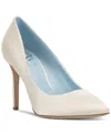 Vince Camuto Kehlia Pointed Toe Pump In Milk Satin