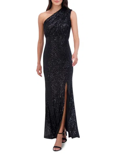 VINCE CAMUTO WOMEN'S SEQUIN ONE-SHOULDER GOWN