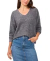 Vince Camuto Sequin Detail V-neck Sweater In Vapor