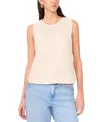 Vince Camuto Sequin Sweater Tank In Neutral