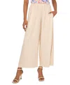 Vince Camuto Wide Leg Tie Waist Pants In Turtle Dove