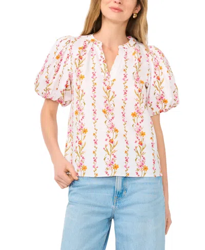 Vince Camuto Women's Short-sleeve Blouse In Pink