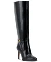 Vince Camuto Vcskylie Womens Zipper Man Made Over-the-knee Boots In Black Box Patent