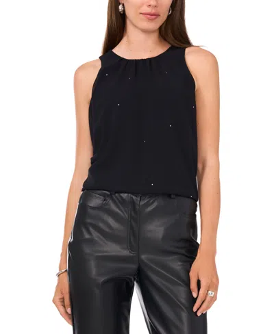 Vince Camuto Women's Sleeveless Embellished Top In Black