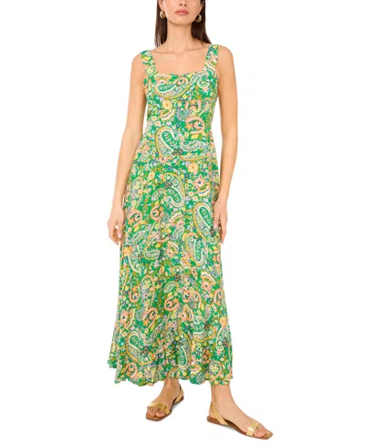 Vince Camuto Women's Sleeveless Paisley Maxi Dress