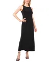 Vince Camuto Plus Size Keyhole Sleeveless Maxi Dress In Rich Black
