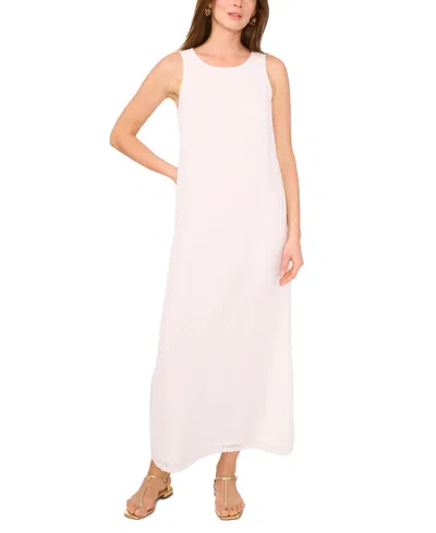 VINCE CAMUTO WOMEN'S SLEEVELESS TEXTURED MAXI DRESS