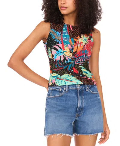 Vince Camuto Women's Sleeveless Twist-front Top In Multi