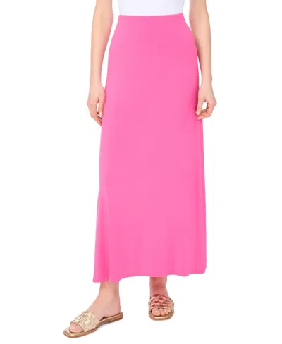 Vince Camuto Women's Smooth Pull-on Maxi Skirt In Pink