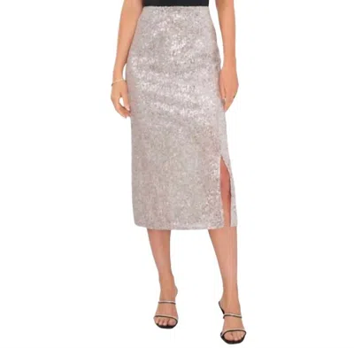 Vince Camuto Women's Sparkling Skirt In Gold In Gray