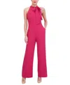 VINCE CAMUTO WOMEN'S STRETCH-CREPE TIE-NECK SLEEVELESS JUMPSUIT