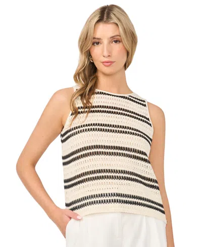 Vince Camuto Women's Striped Tank Top In Brown