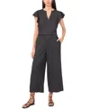 Vince Camuto Women's Striped Wide-leg Pull-on Pants