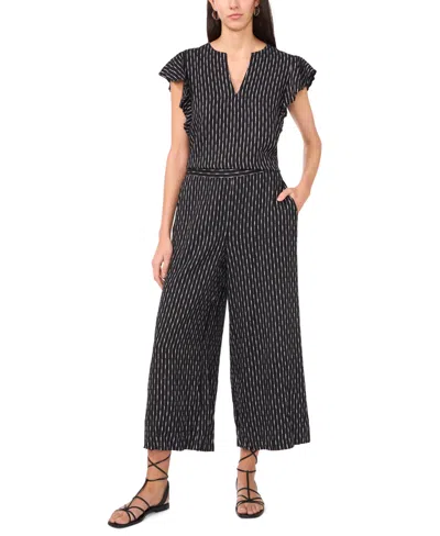 Vince Camuto Women's Striped Wide-leg Pull-on Pants