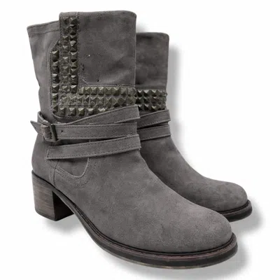 Vince Camuto Women's Studded Bootie In Charcoal In Gray