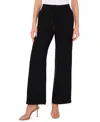 Vince Camuto Women's Tied Straight-leg Trousers In Black