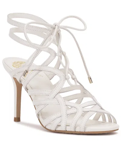 Vince Camuto Tilly Ankle Wrap Sandal In Gray