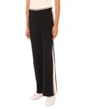 Vince Camuto Contrast Detail Track Pants In Black
