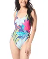 Vince Camuto Side Lace-up One-piece In Multi